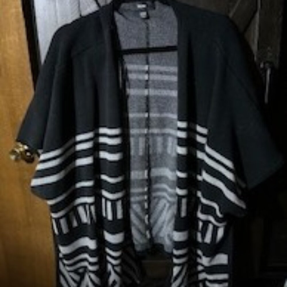 Woman's poncho sweater